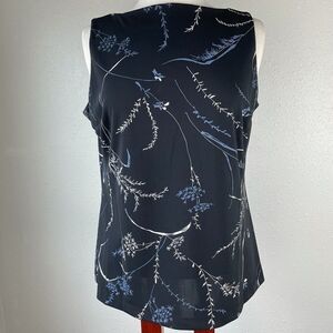 NWT Maxime Botanical Print Blouse Top Size M